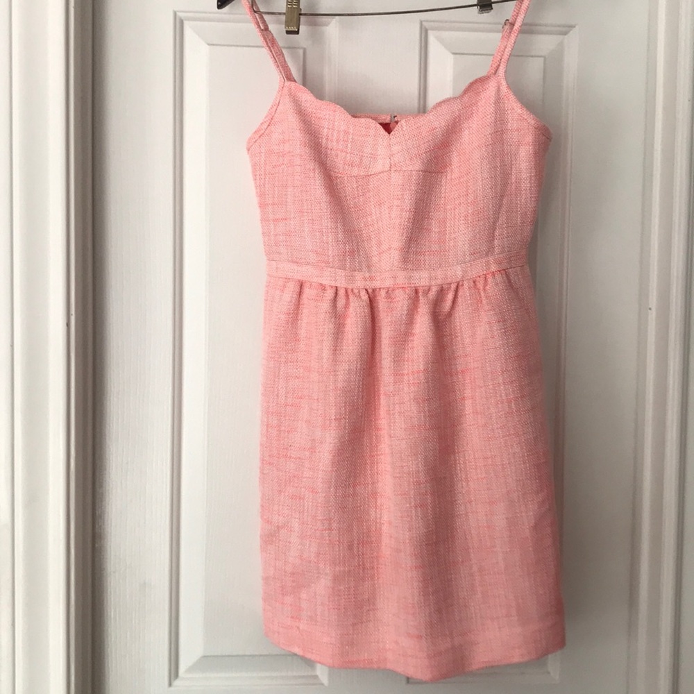 Pink dress from J. Crew